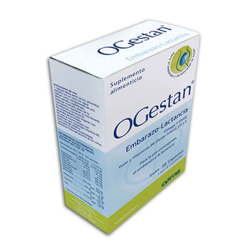 Ogestan Con 30 Capsulas (Omega 3/Yodo/Vitamina B9/D3/Vitamina E) - WeCare Pharma
