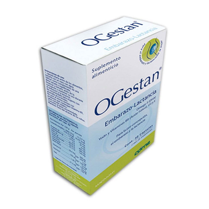 Ogestan Con 30 Capsulas (Omega 3/Yodo/Vitamina B9/D3/Vitamina E) - WeCare Pharma