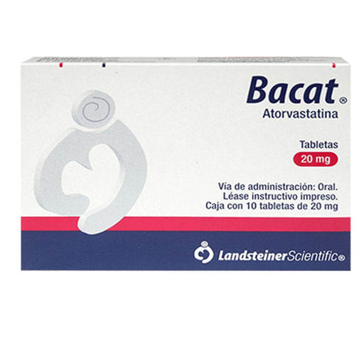 Bacat 20Mg Con 10 Tabletas (Atorvastatina) - WeCare Pharma