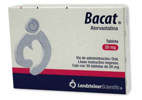 Bacat 20Mg Con 30 Tabletas (Atorvastatina) - WeCare Pharma