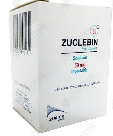 Zuclebin Frasco 50Mg Con 1 Ampulas (Epirubicina)