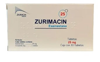 Zurimacin 25Mg Con 30 Comprimidos (Exemestano)