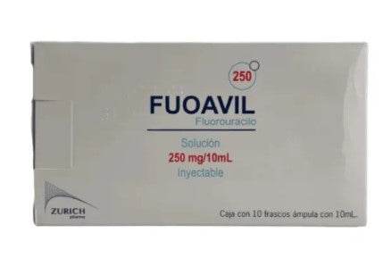 Fuoavil Frasco 250Mg/10Ml Con 10 Ampulas (Fluorouracilo) - WeCare Pharma