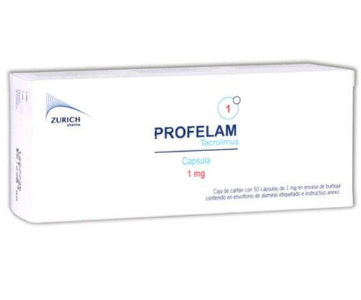 Profelam 1Mg Con 50 Tabletas (Tacrolimus) - WeCare Pharma