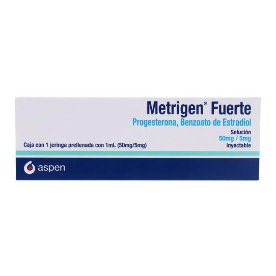 Metrigen Fuerte 50Mg/5Mg Con 1 Ampulas (Progesterona/Benzoato De Estradiol)