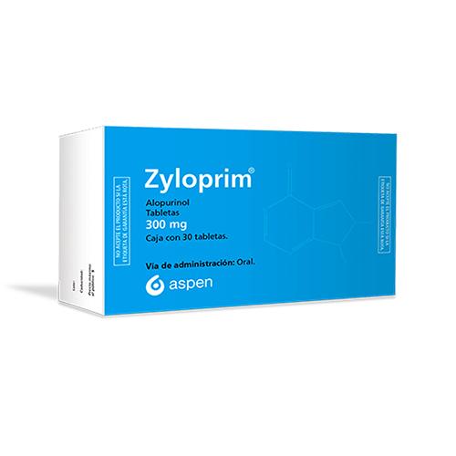 Zyloprim 300Mg Con 30 Tabletas (Alopurinol)