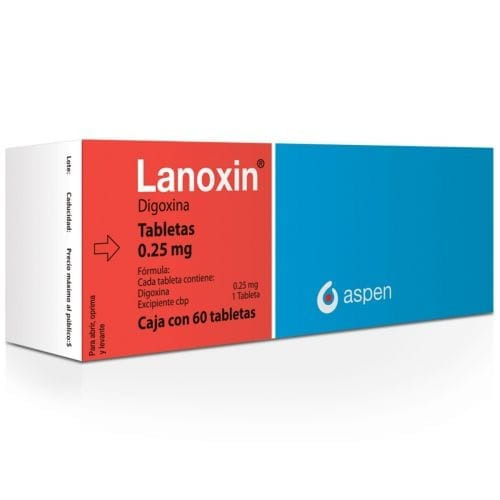 Lanoxin 0.25Mg Con 60 Tabletas (Digoxina)