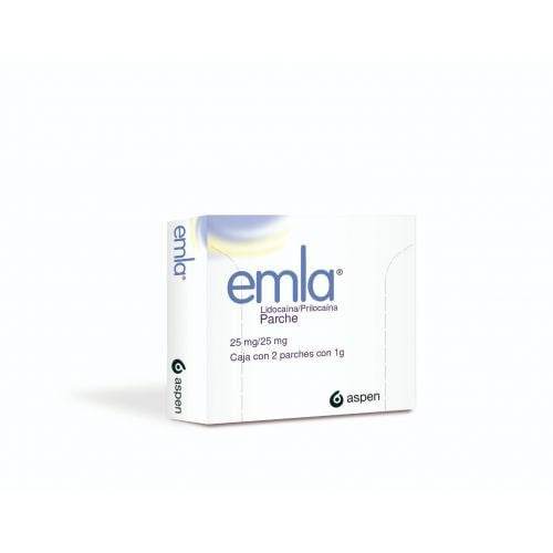 Emla Parche 25Mg/25Mg 1G Con 2 (Lidocaina/Prilocaina) - WeCare Pharma