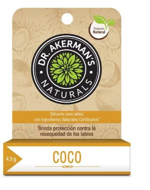 Balsamo Para Labios Coco Dr.Akermans 4.5G