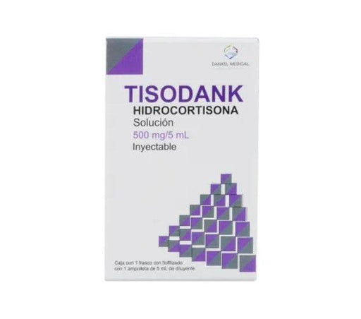Tisodank Frasco 500Mg/5Ml Con 1 Ampulas (Hidrocortisona) - WeCare Pharma