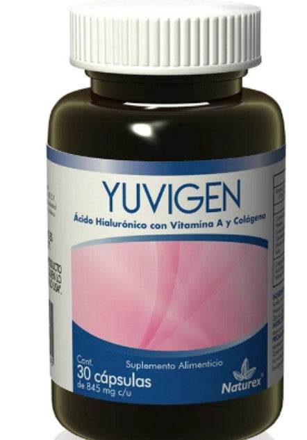 Yuvigen 845Mg Con 30 Capsulas (Colageno/Acido Hialuronico/Vitamina A) - WeCare Pharma