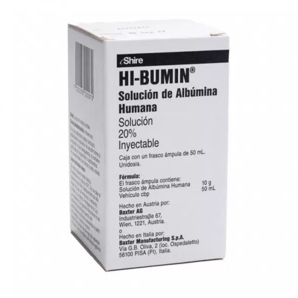 Hi-Buminfco 20% 50Ml Ampulas (Albumina)