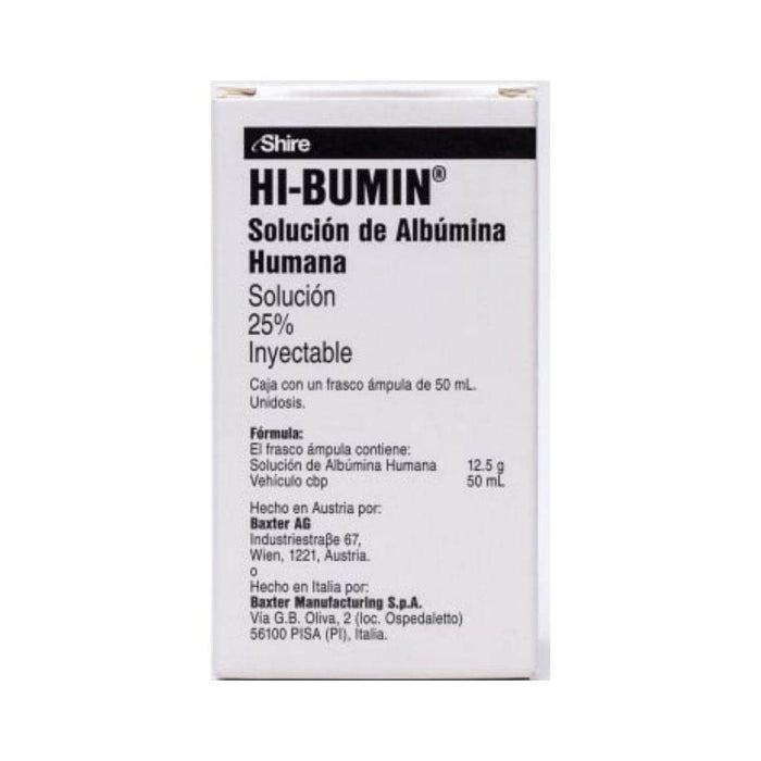 Hi-Bumin Frasco 25% 50Ml Ampulas (Albumina) - WeCare Pharma