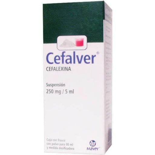 Cefalver Suspensión 250Mg/5Ml 90Ml Maver (Cefalexina) - WeCare Pharma