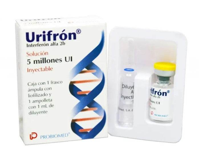 Urifron Frasco 5 Millones Ufc Con 1 Ampulas (Interferon Alfa2B) - WeCare Pharma