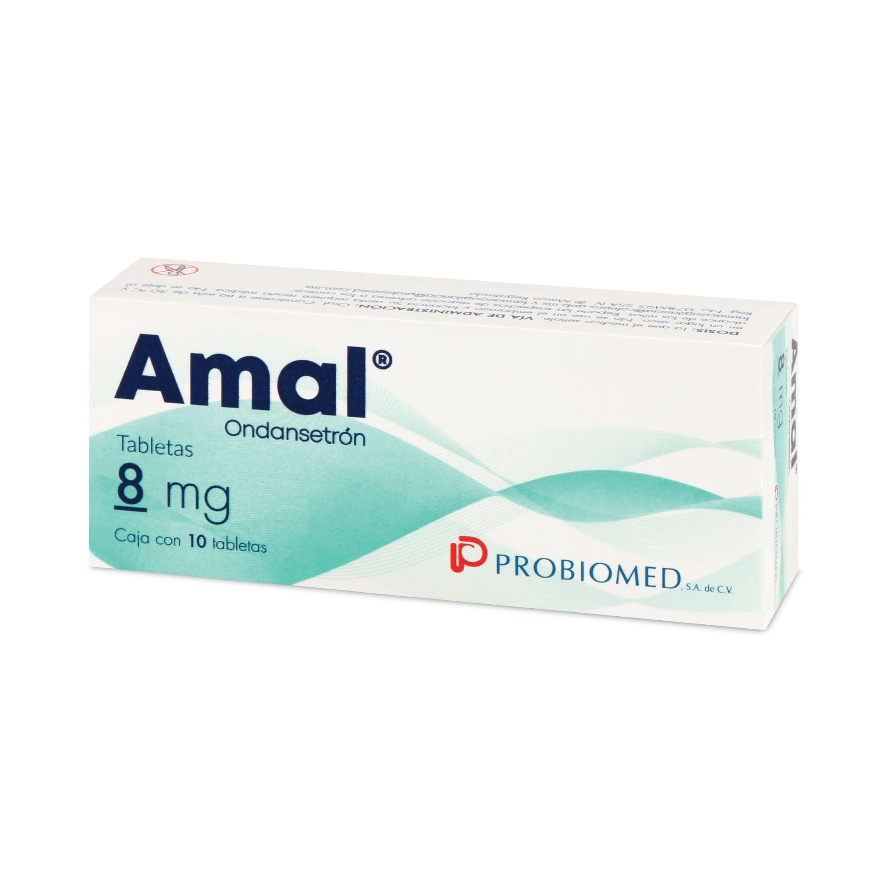 Amal 8Mg Con 10 Tabletas (Ondansetron)