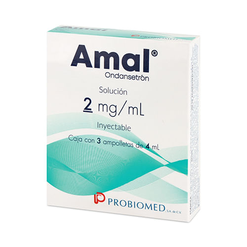 Amal 2Mg 4Ml Con 3 Ampulas (Ondansetron)