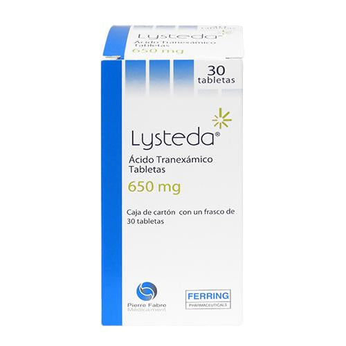 Lysteda 650Mg Con 30 Tabletas (Acido Tranexamico)