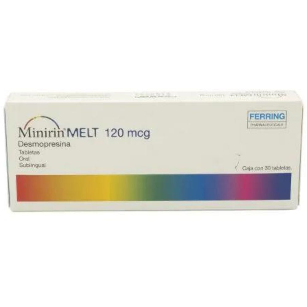 Minirin Melt Sl 120Mcg Con 30 Tabletas (Desmopresina)