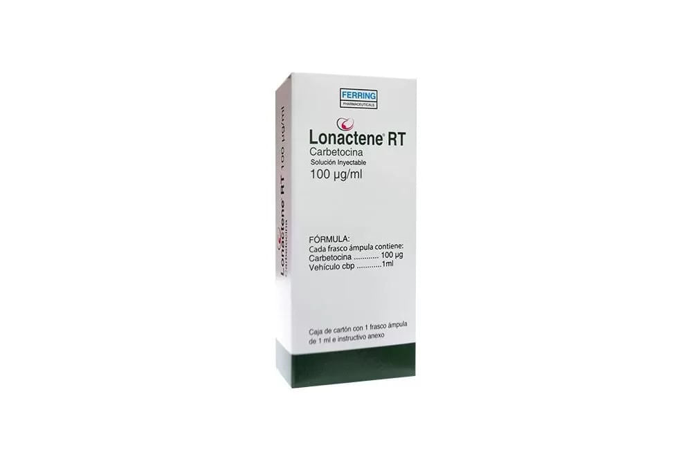 Lonactene Rt Frasco 100Mg 1Ml Con 1 Ampulas (Carbetocina)