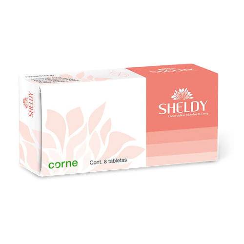 Sheldy 0.5Mg Con 8 Tabletas (Cabergolina) - WeCare Pharma