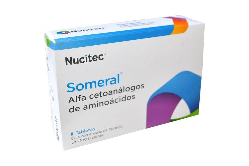 Someral 630Mg Con 100 Tabletas (Alfa Cetoanalogos De Aminoaciados) - WeCare Pharma