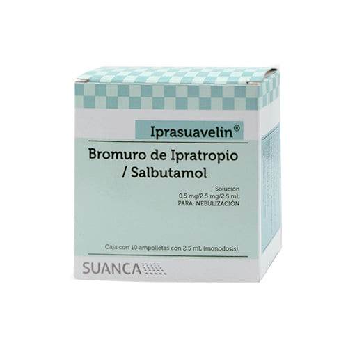 Iprasuavelin Solución Neb 0.5Mg/2.5Mg/2.5Ml Con 10 (Bromuro De Ipratopio/Salbutamol) - WeCare Pharma