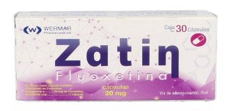 Zatin 20Mg Con 30 Capsulas (Fluoxetina)