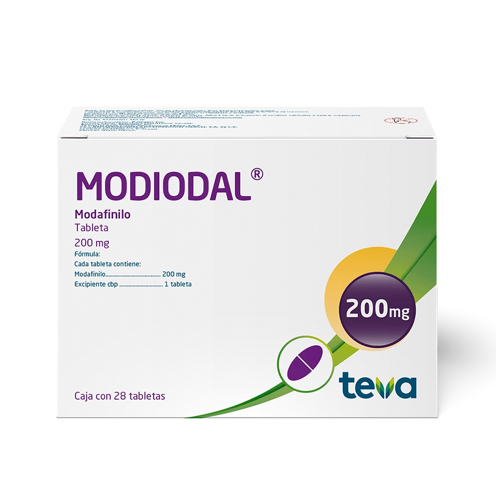 Modiodal 200Mg Con 28 Tabletas (Modafinilo)