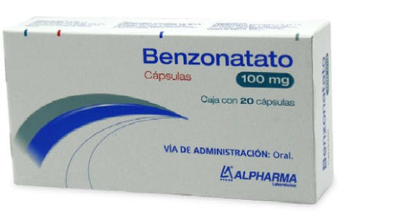 Benzonatato 100Mg Con 20 Alpharma Capsulas