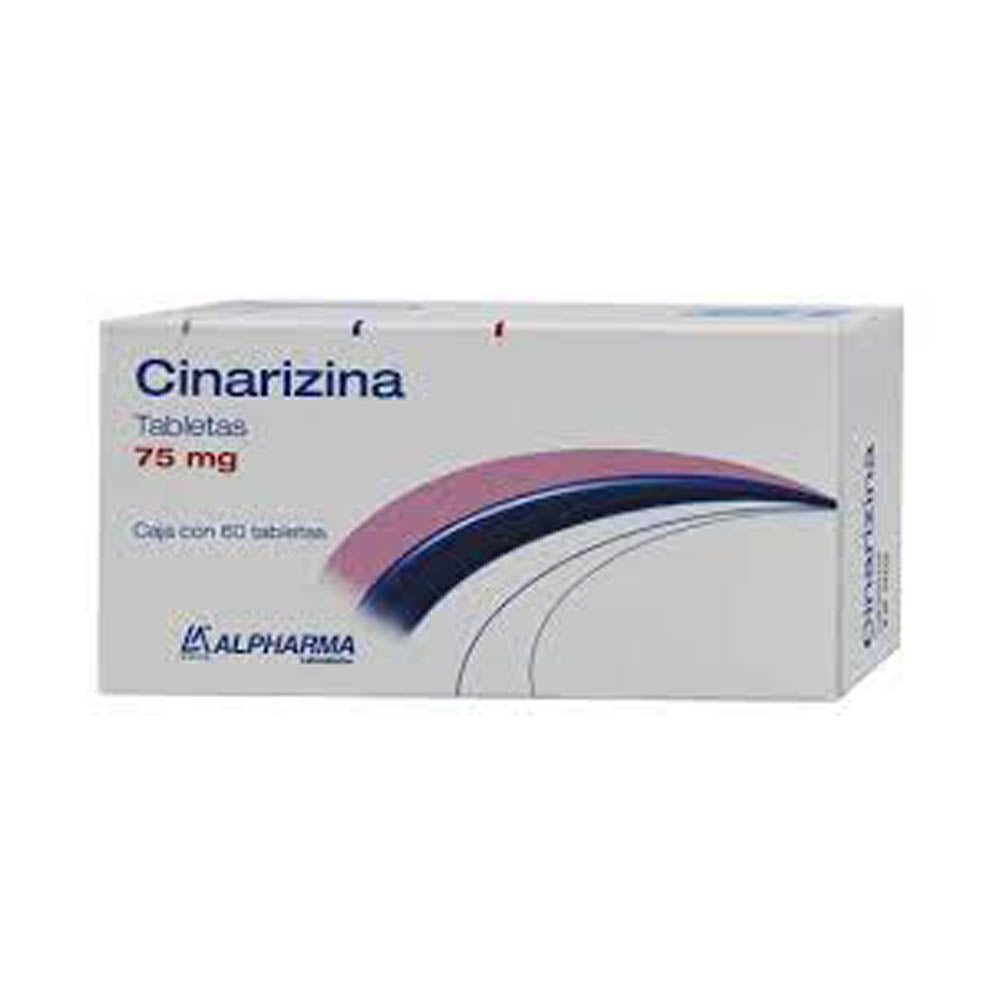 Cinarizina 75Mg Con 60 Alpharma Tabletas