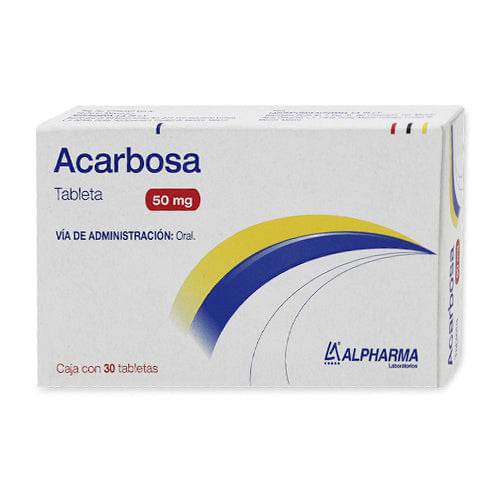 Acarbosa 50Mg Con 30 Tabletas - WeCare Pharma