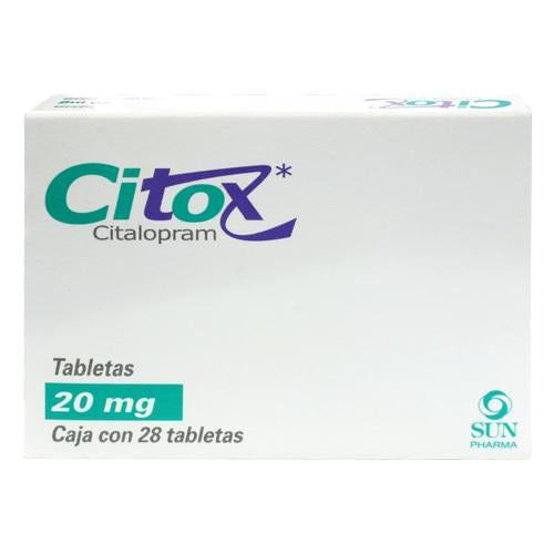 Citox 20Mg Con 28 Tabletas (Citalopram)