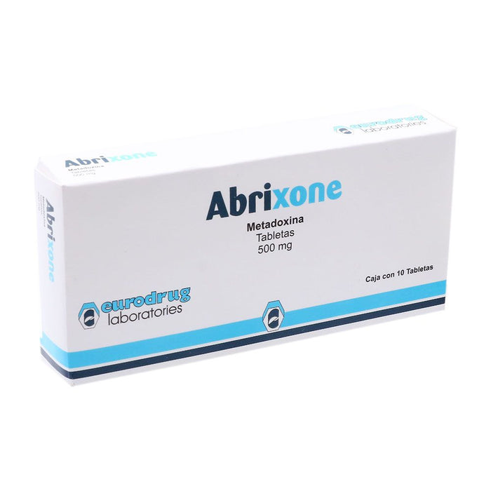 Abrixone 500Mg Con 10 Tabletas (Metadoxina)