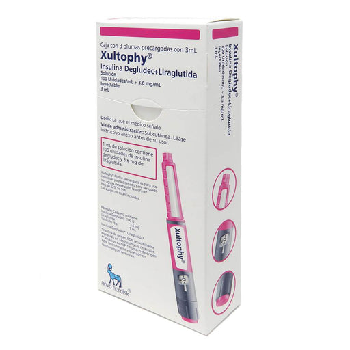 Xultophy Pluma 3.6Mg/Ml 3Ml Con 3 (Insulina Degludec/Liraglutida) - WeCare Pharma