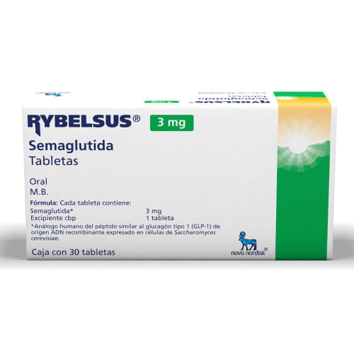 Rybelsus 3Mg Con 30 Tabletas (Semaglutida)