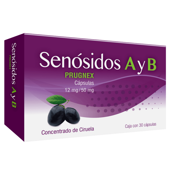 Prugnex 12Mg/50Mg Con 30 Capsulas (Senosidos A Y B) - WeCare Pharma