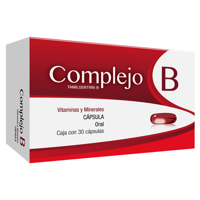 Tamilgentrin Complejo B Vitaminas Y Minerales Capsulas Con 30 - WeCare Pharma
