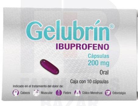 Gelubrin 200Mg Con 10 Capsulas (Ibuprofeno) - WeCare Pharma