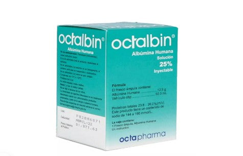 Octalbin Frasco 25% 50Ml Ampulas (Albumina Humana)