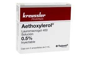 Aethoxylerol 0.5% 2Ml Con 5 Ampulas (Lauromacrogol) - WeCare Pharma