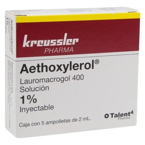 Aethoxylerol 1% 2Ml Con 5 Ampulas (Lauromacrogol)