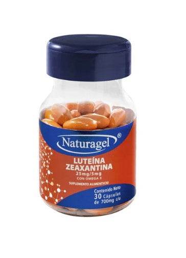 Naturagel 25Mg/5Mg Con 30 Capsulas (Luteina/Zeaxantina) - WeCare Pharma