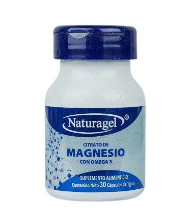 Naturagel 1G Con 30 Capsulas (Citrato De Magnesio/Omega 3) - WeCare Pharma