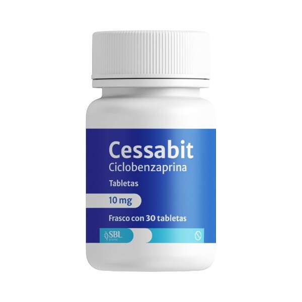 Cessabit 10Mg Con 30 Tabletas (Ciclobenzaprina)