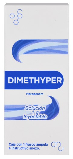 Dimethyper Frasco 1G Con 1 Ampulas (Meropenem)