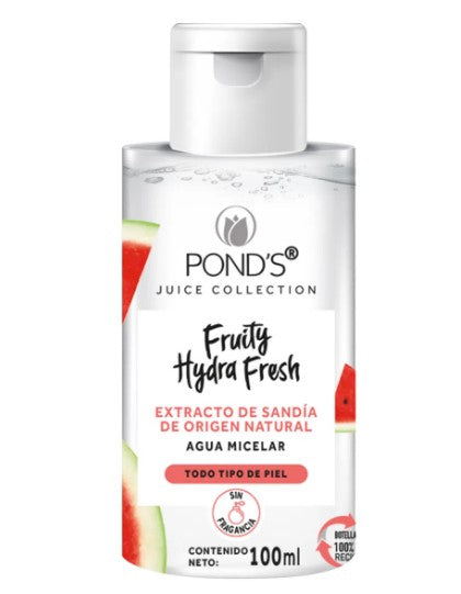 Ponds Fruity Hidra Fresh Agua Micelar Sandia 100Ml