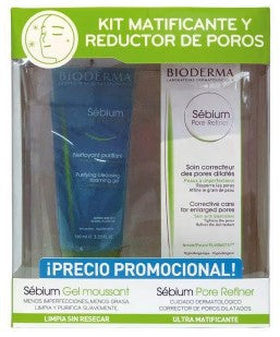 Kit Bioderma Sebium Pore Refiner +Sebium Gel 100Ml