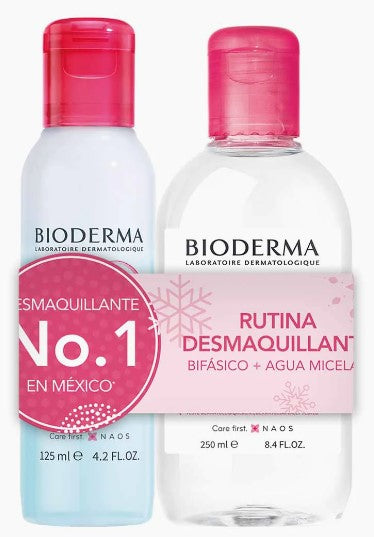 Bioderma Pack Sensibio H2O Ojos + Agua Micelar 250Ml