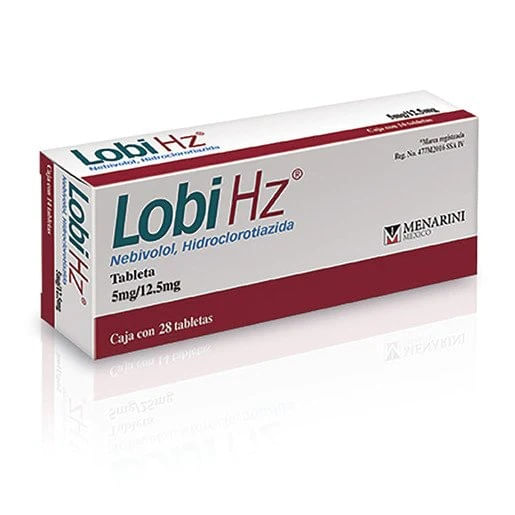 Lobi Hz 5Mg/12.5Mg Con 28 Tabletas (Nebivolol/Hidroclorotiazida)